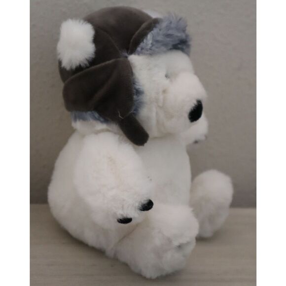 Geoffrey's Toy Box 9" Glam Lamb & 6" Polar Bear w/Hat Plush-Ultra-Soft Toys - Picture 4 of 16